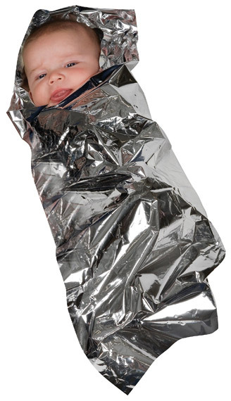 Isothermal Foil Baby Bunting Blanket