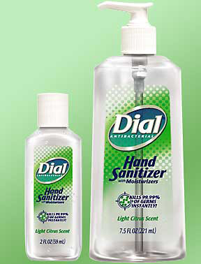 Hand discount sanitizer dial