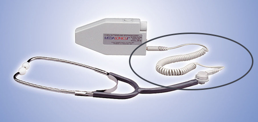 MedaSonics<sup>®</sup> Headset Cord, FP/BF Doppler Compatible