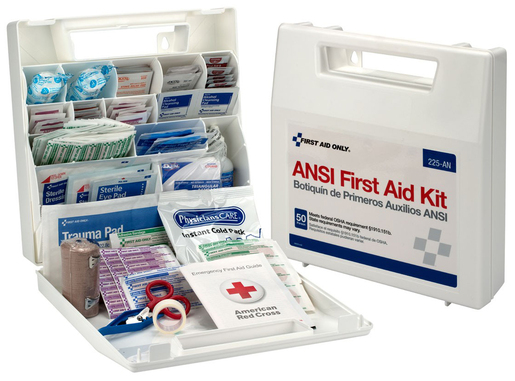 25 Person Bulk Fabric First Aid Kit, ANSI Compliant