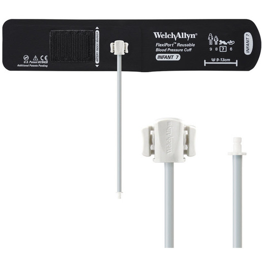 FlexiPort™ Reusable Blood Pressure Cuffs with Single Tube Male Bayonet Connector