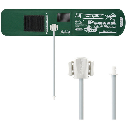 FlexiPort™ Reusable Blood Pressure Cuffs with Single Tube Male Bayonet Connector