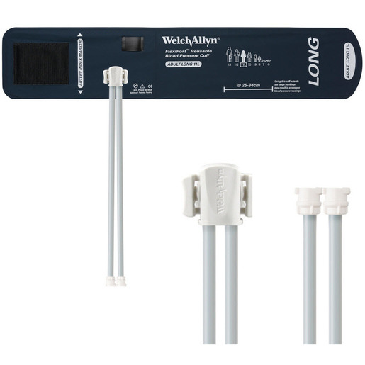 FlexiPort® Reusable Blood Pressure Cuffs with 2-Tube Locking Type Connectors