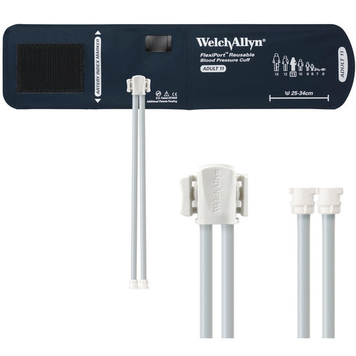 FlexiPort® Reusable Blood Pressure Cuffs with 2-Tube Locking Type Connectors