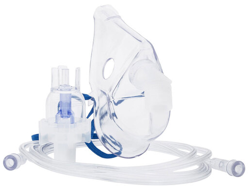 Curaplex<sup>®</sup> Small Volume Hand-held Nebulizer with Adult Aerosol Mask, 7ft Tubing