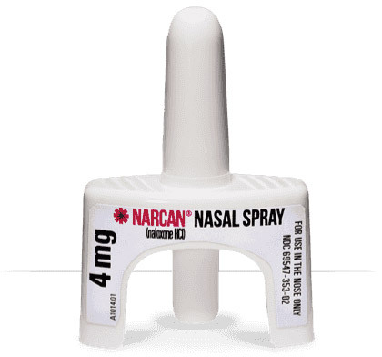 Naloxone nasal clearance spray