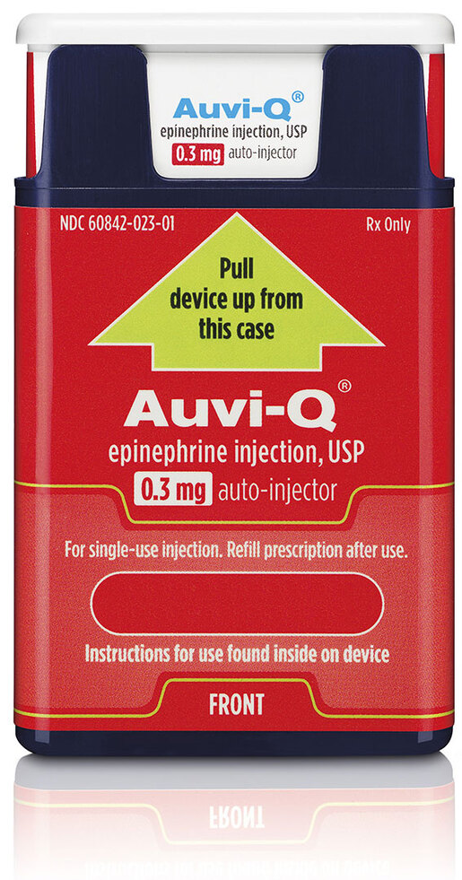 AUVI-Q Epinephrine Auto-injector, USP, Adult, 0.3mg