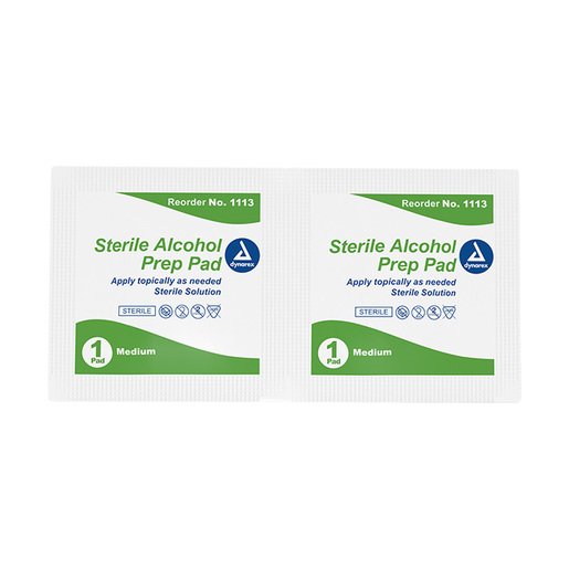 Dynarex sterile deals alcohol prep pads