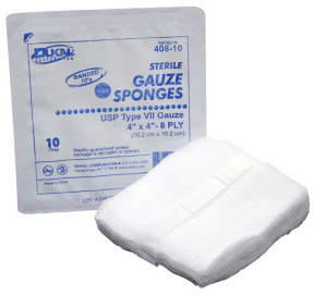 Gauze Sponge – 4 x 4 Sterile – Tray – Baby Birth and Beyond