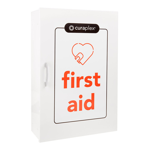 First Aid Only 249-O/P 200 Person 5 Shelf First Aid Industrial Metal Cabinet  With Pocket Liner