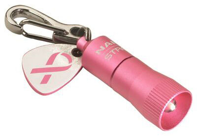 Pink Nano Light<sup>®</sup> Keychain Flashlight, Breast Cancer Awareness Edition