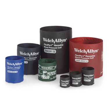 FlexiPort™ Reusable Blood Pressure Cuffs with Single Tube Male Bayonet Connector